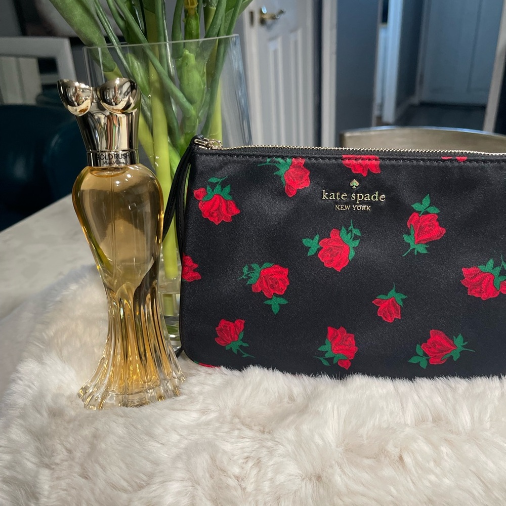 Kate Spade Chelsea Rose Toss Wristlet Pouch